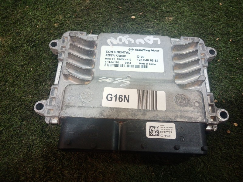 Recambio de centralita motor uce para ssangyong tivoli 1.6 referencia OEM IAM   