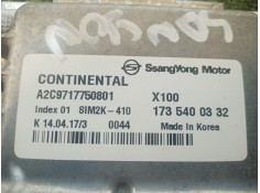 Recambio de centralita motor uce para ssangyong tivoli 1.6 referencia OEM IAM    2