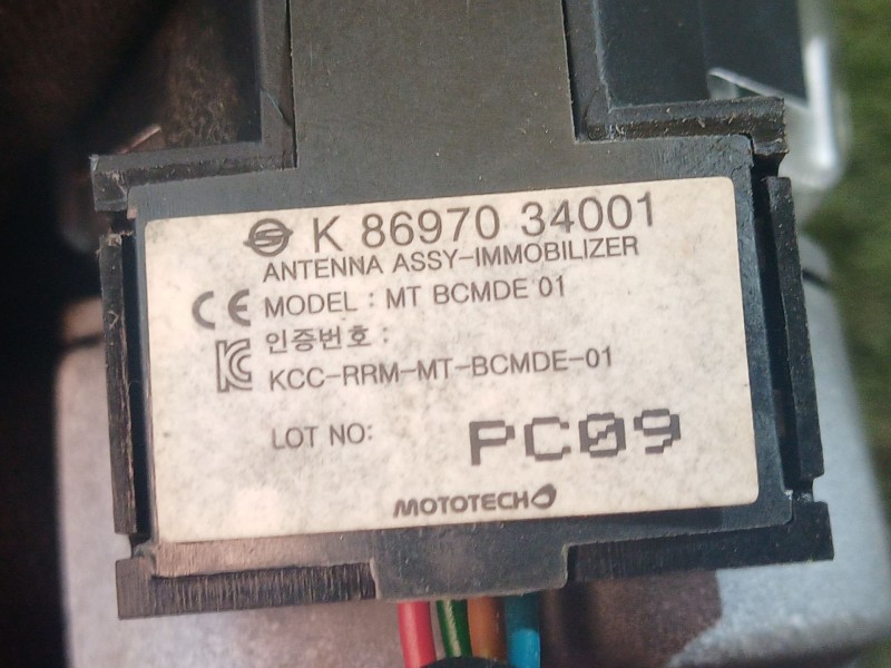 Recambio de conmutador de arranque para ssangyong tivoli 1.6 referencia OEM IAM   