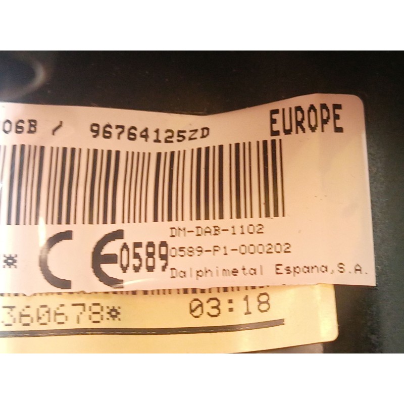 Recambio de airbag volante para peugeot 5008 (0u_, 0e_) 1.6 bluehdi 120 referencia OEM IAM   