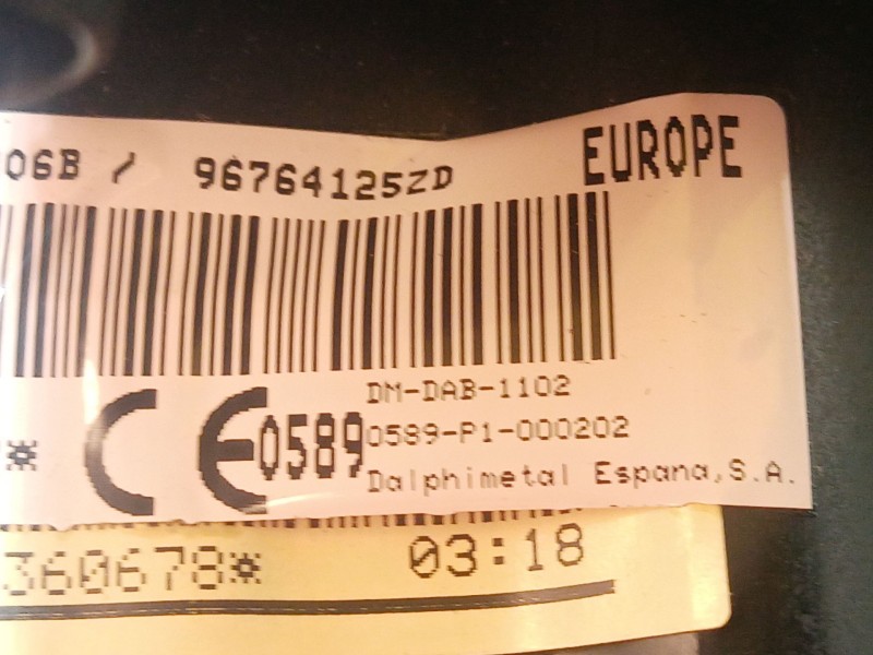 Recambio de airbag volante para peugeot 5008 (0u_, 0e_) 1.6 bluehdi 120 referencia OEM IAM   