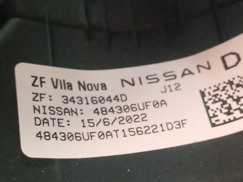 Recambio de volante para nissan qashqai iii (j12) 1.3 dig-t referencia OEM IAM 484306UF0 484306UF0 34316044D