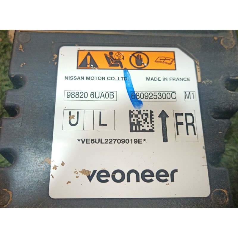 Recambio de centralita airbag para nissan qashqai iii (j12) 1.3 dig-t referencia OEM IAM 988206UA0 988206UA0 988206UA0