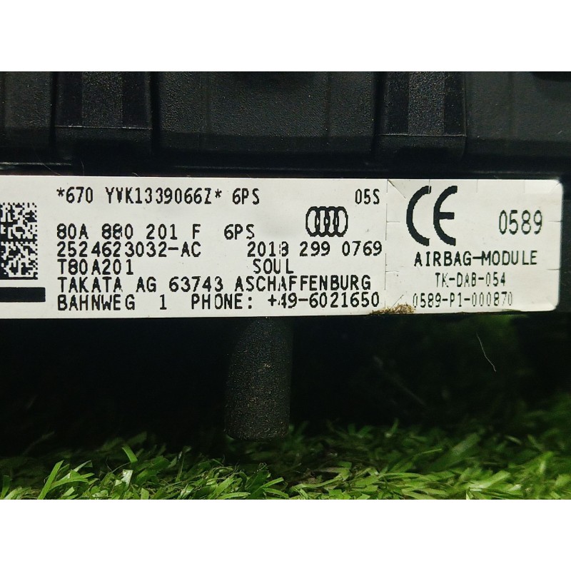 Recambio de airbag volante para audi q5 (fyb, fyg) 2.0 tdi quattro referencia OEM IAM   