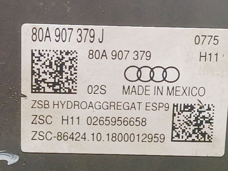 Recambio de abs para audi q5 (fyb, fyg) 2.0 tdi quattro referencia OEM IAM 80A907379 80A907379 80A907379