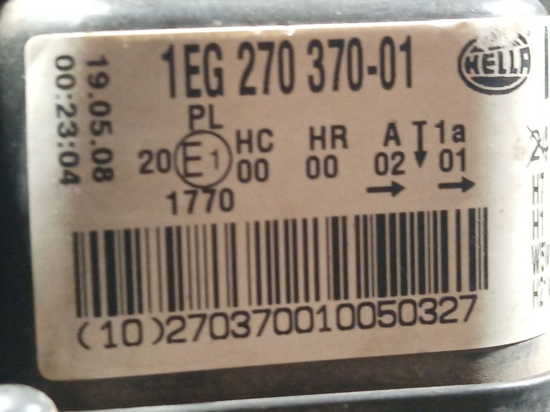 Recambio de faro izquierdo para opel astra h gtc (a04) 1.6 (l08) referencia OEM IAM 1EG27037001 1EG27037001 24451032LH