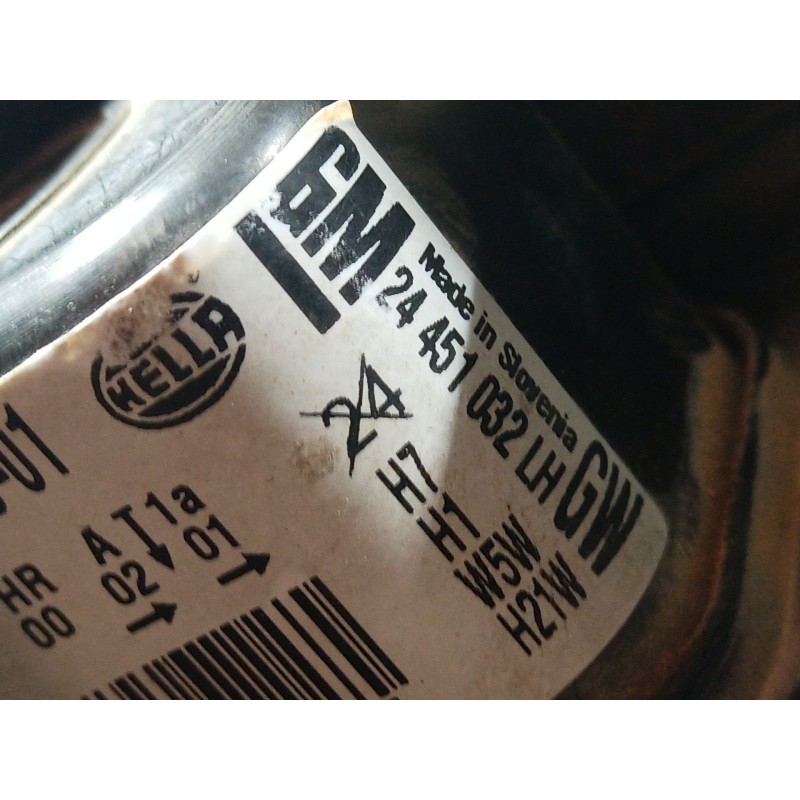 Recambio de faro izquierdo para opel astra h gtc (a04) 1.6 (l08) referencia OEM IAM 1EG27037001 1EG27037001 24451032LH