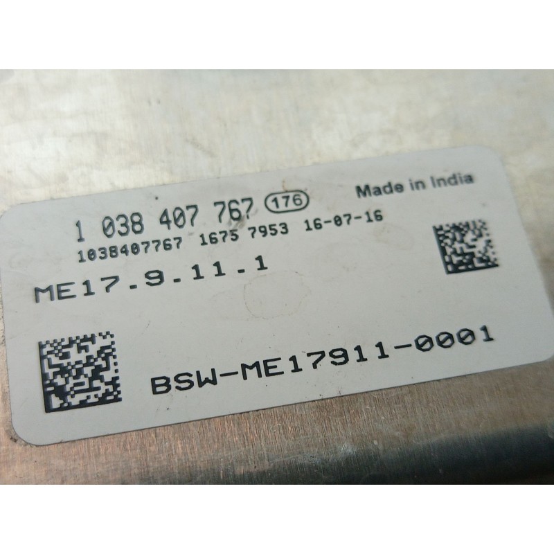 Recambio de centralita motor uce para nissan juke (f15) 1.6 dig-t 4x4 referencia OEM IAM   