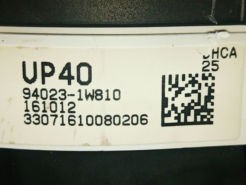 Recambio de cuadro instrumentos para kia rio iii (ub) 1.2 cvvt referencia OEM IAM 940231W810 940231W810 940231W810