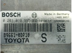 Recambio de centralita motor uce para toyota yaris (_p13_) 1.4 d (nlp130_) referencia OEM IAM    2
