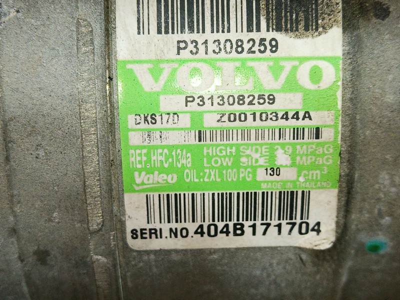 Recambio de compresor aire acondicionado para volvo s80 i (184) d5 referencia OEM IAM 8708581 8708581 8708581