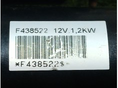 Recambio de motor arranque para opel astra h (a04) 1.6 (l48) referencia OEM IAM F438522 F438522 F438522 2
