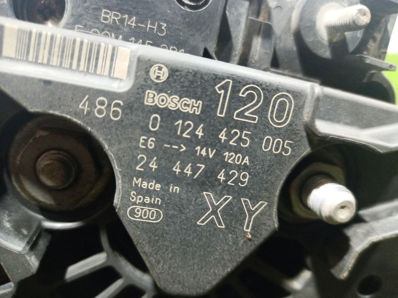 Recambio de alternador para opel astra h (a04) 1.6 (l48) referencia OEM IAM 0124425005 0124425005 24447429