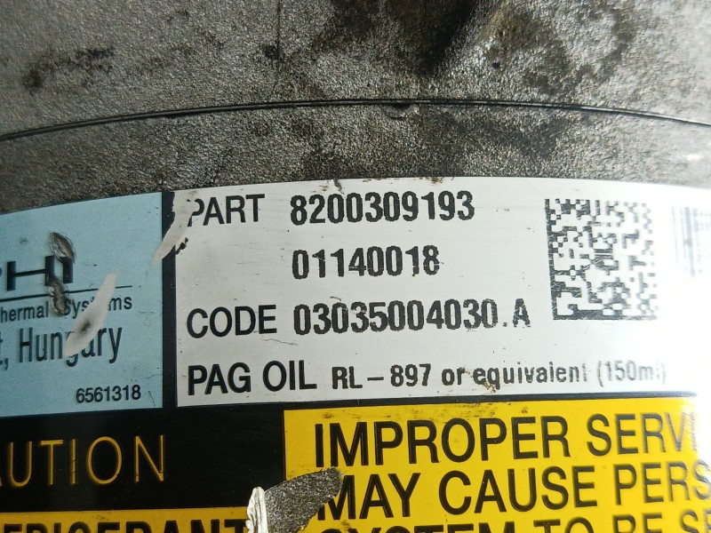 Recambio de condensador / radiador aire acondicionado para renault scenic ii referencia OEM IAM   