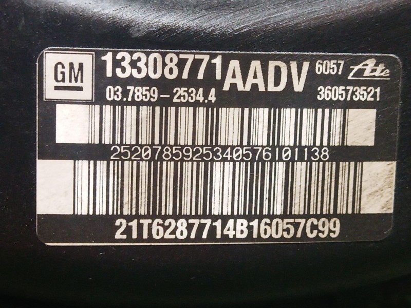 Recambio de servofreno para opel zafira tourer c (p12) 1.6 cdti (75) referencia OEM IAM   