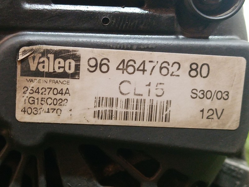 Recambio de alternador para citroën c3 1.4 hdi audace referencia OEM IAM   