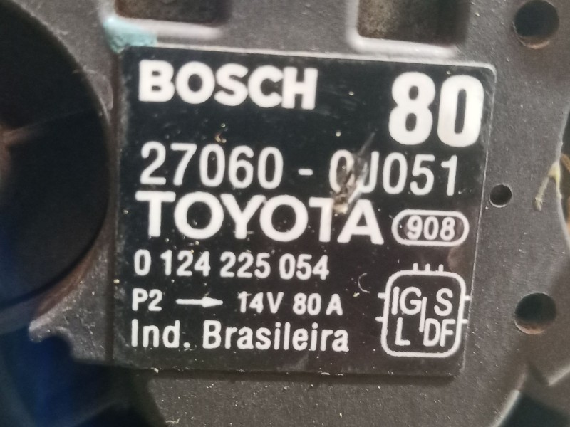 Recambio de alternador para toyota yaris (ksp9/scp9/nlp9) básico referencia OEM IAM   