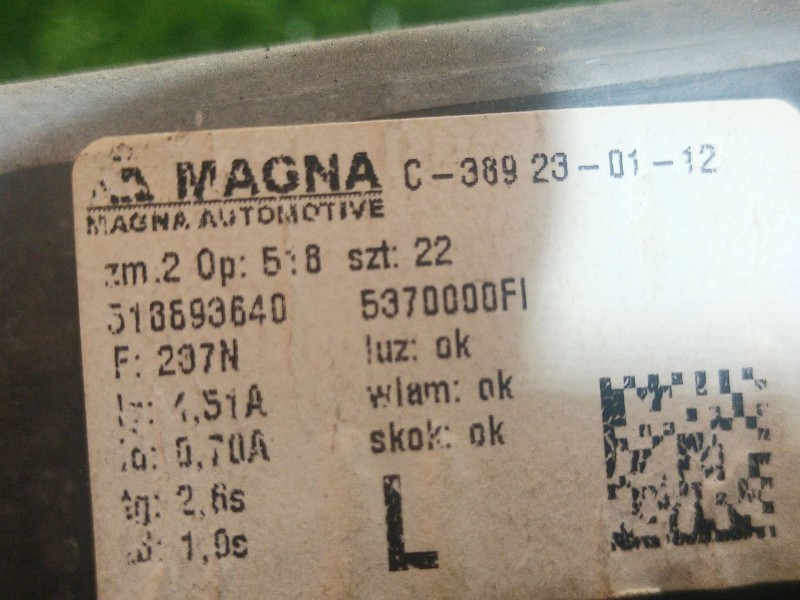 Recambio de elevalunas delantero izquierdo para fiat 500 (312_) 1.2 (312axa1a) referencia OEM IAM   