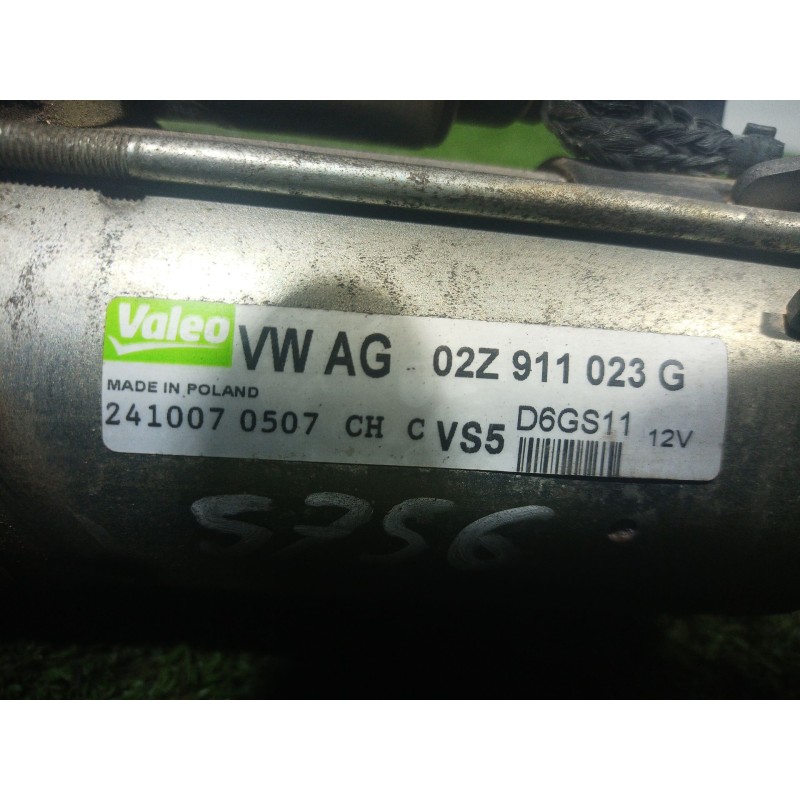 Recambio de motor arranque para volkswagen passat b6 (3c2) 1.8 tsi referencia OEM IAM   
