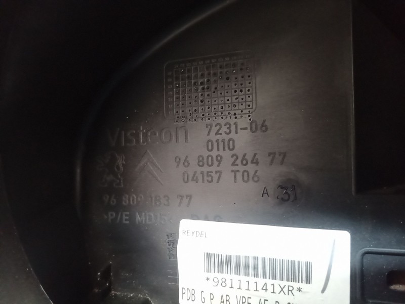 Recambio de salpicadero para citroën berlingo multispace (b9) 1.2 puretech 110 referencia OEM IAM   