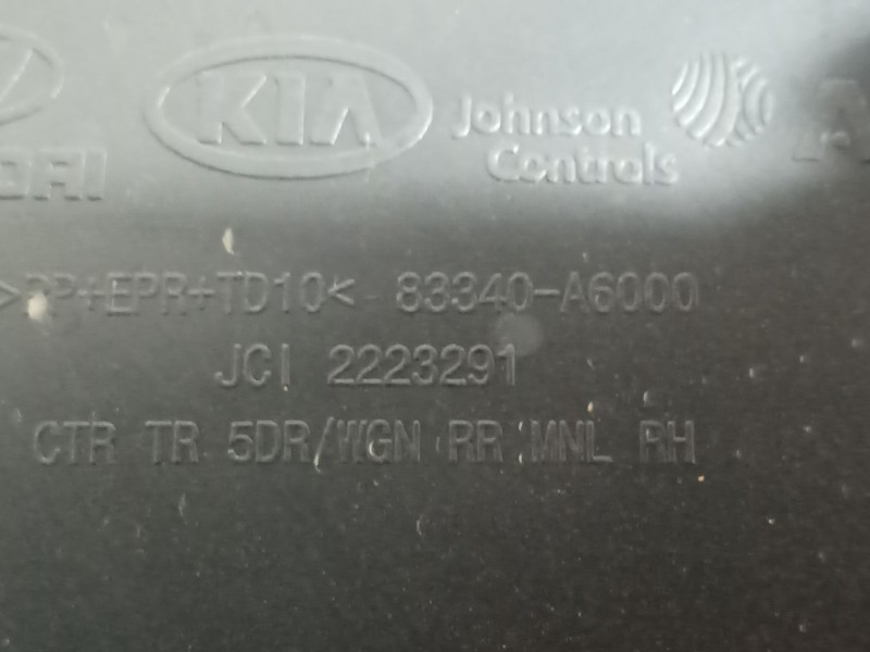 Recambio de guarnecido puerta trasera derecha para hyundai i30 (gd) 1.4 referencia OEM IAM   