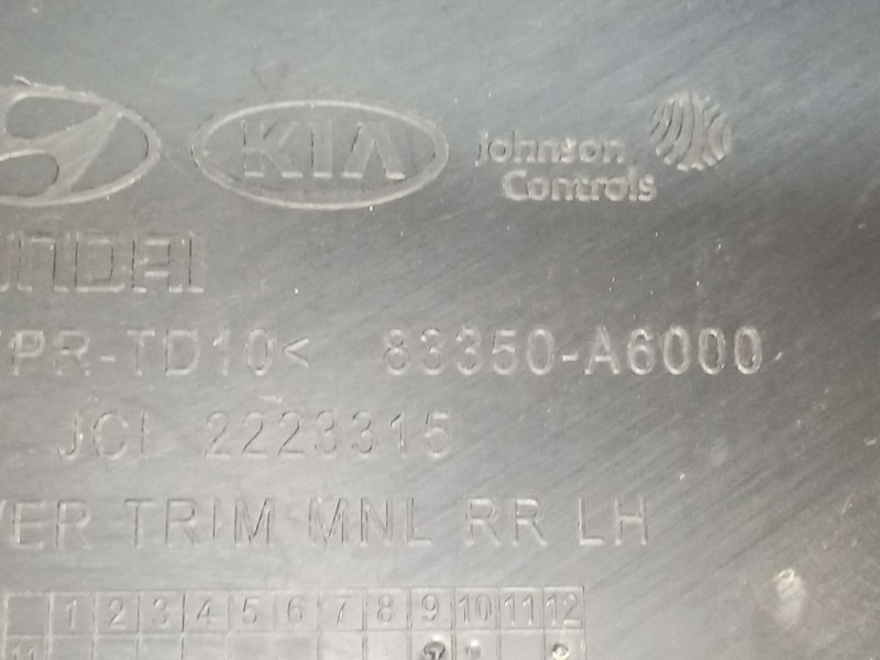 Recambio de guarnecido puerta trasera izquierda para hyundai i30 (gd) 1.4 referencia OEM IAM   