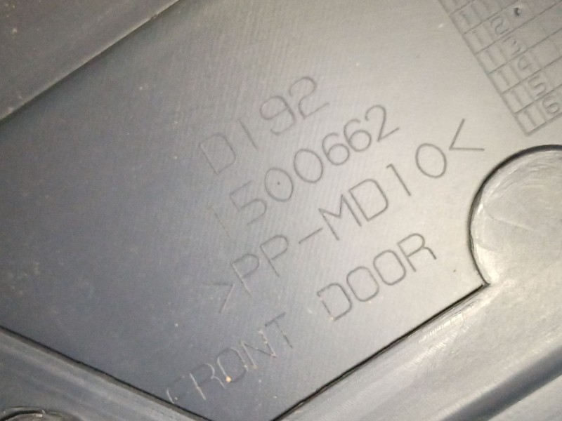 Recambio de guarnecido puerta delantera izquierda para fiat 500 (312_) 1.2 (312axa1a) referencia OEM IAM   