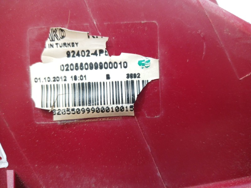 Recambio de piloto trasero izquierdo para hyundai i20 i (pb, pbt) 1.2 referencia OEM IAM 924024p5 924024p5 924024p5