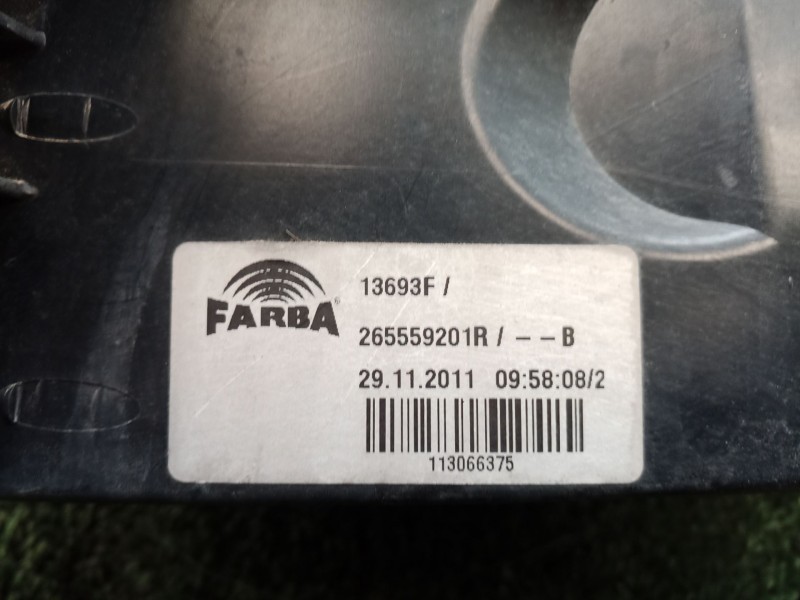 Recambio de piloto trasero izquierdo para renault fluence (l3_) z.e. referencia OEM IAM 265559201R 265559201R 265559201R