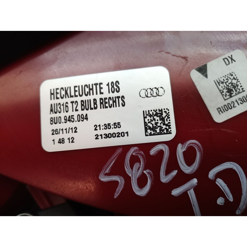 Recambio de piloto trasero derecho para audi q3 (8ub, 8ug) 2.0 tdi referencia OEM IAM 8U0945094 8U0945094 8U0945094