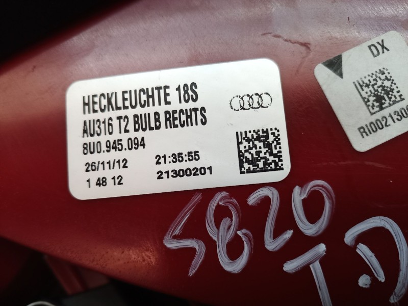 Recambio de piloto trasero derecho para audi q3 (8ub, 8ug) 2.0 tdi referencia OEM IAM 8U0945094 8U0945094 8U0945094