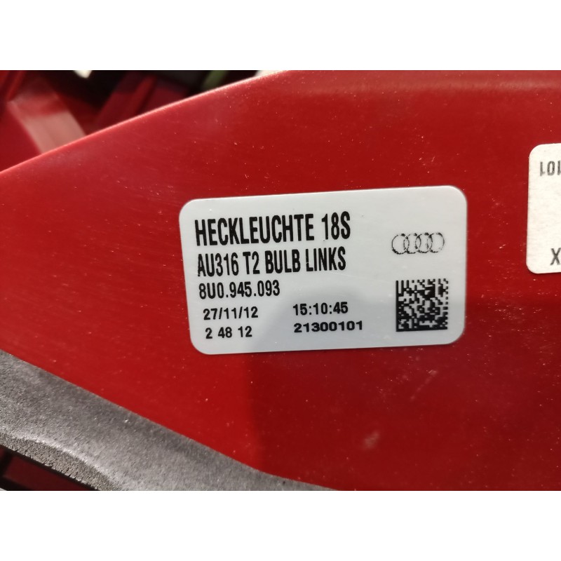 Recambio de piloto trasero izquierdo para audi q3 (8ub, 8ug) 2.0 tdi referencia OEM IAM   