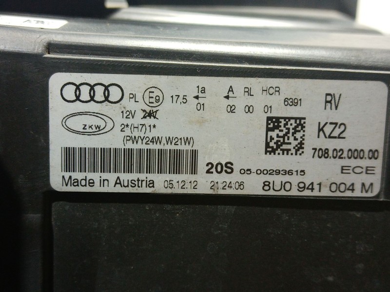 Recambio de faro derecho para audi q3 (8ub, 8ug) 2.0 tdi referencia OEM IAM   
