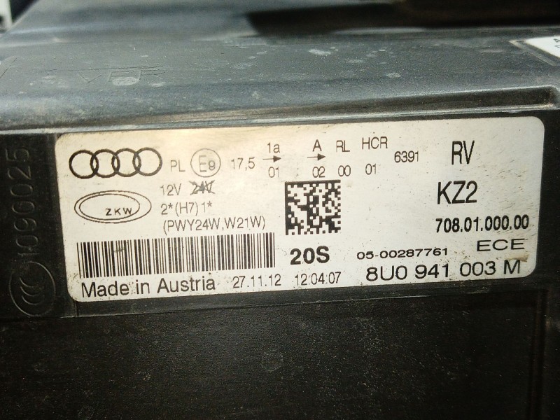 Recambio de faro izquierdo para audi q3 (8ub, 8ug) 2.0 tdi referencia OEM IAM   