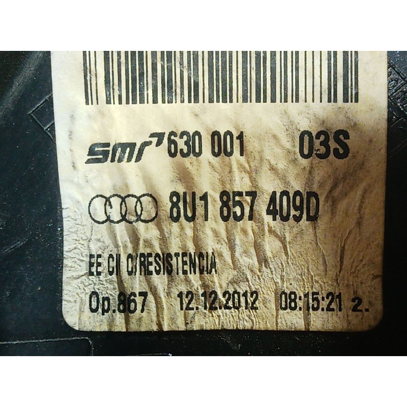 Recambio de retrovisor izquierdo para audi q3 (8ub, 8ug) 2.0 tdi referencia OEM IAM   