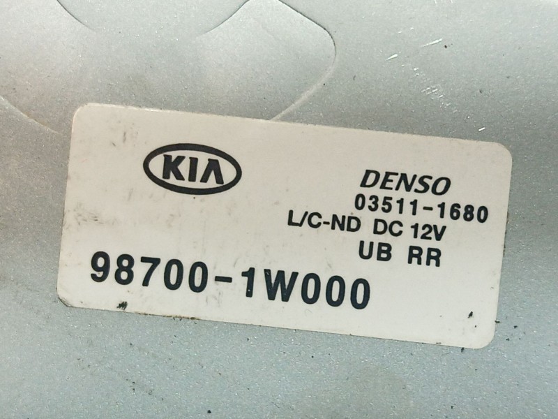 Recambio de motor limpia trasero para kia rio iii (ub) 1.2 cvvt referencia OEM IAM   