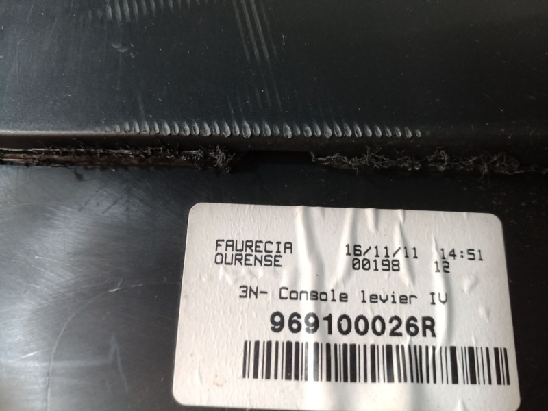 Recambio de consola central trasera para renault fluence (l3_) z.e. referencia OEM IAM   