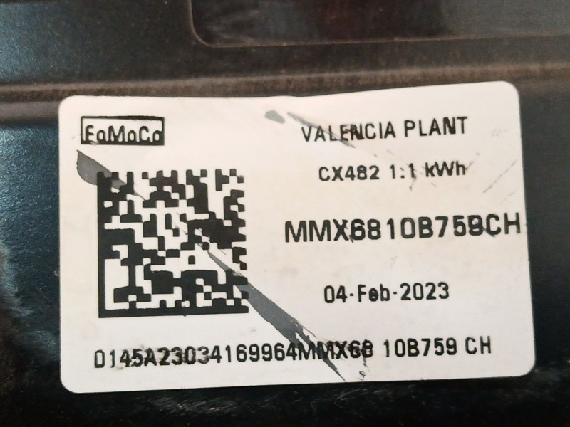 Recambio de bateria para ford kuga iii (dfk) 2.5 fhev referencia OEM IAM   