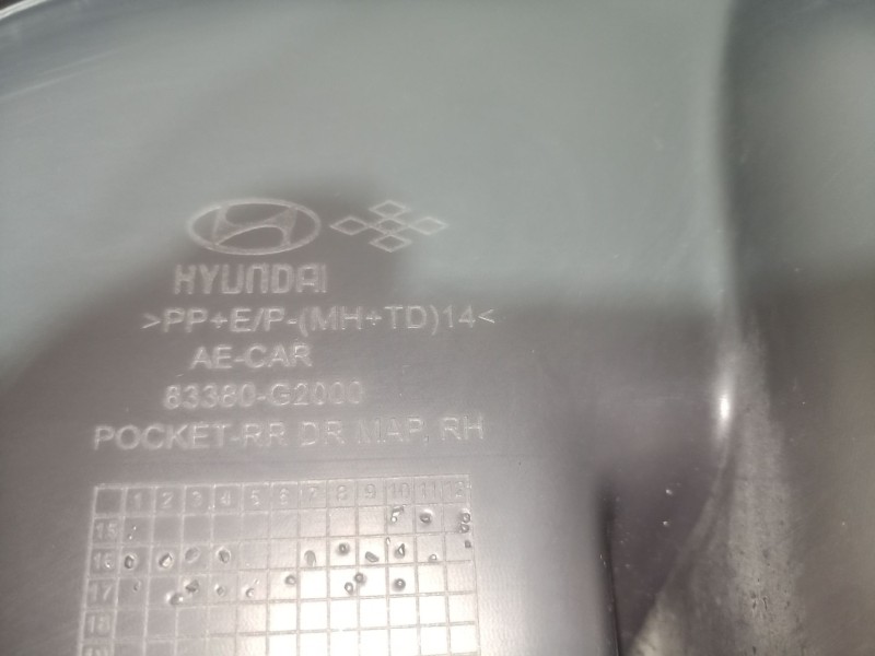 Recambio de guarnecido puerta trasera derecha para hyundai ioniq (ae) 1.6 gdi hybrid referencia OEM IAM   