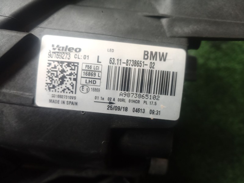 Recambio de faro izquierdo para mini mini (f55) cooper d referencia OEM IAM   