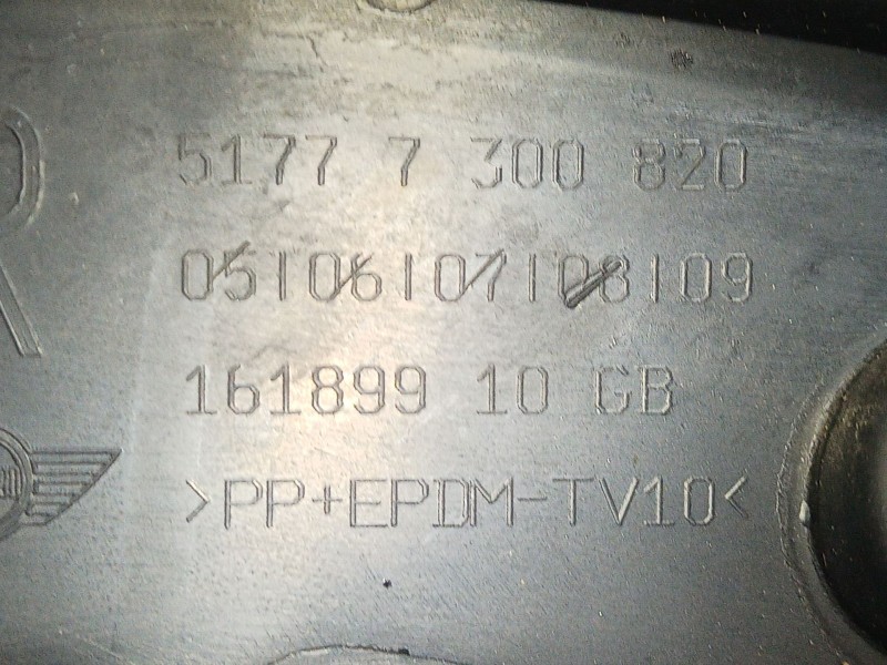 Recambio de aletin delantero derecho para mini mini (f55) cooper d referencia OEM IAM 16189910GB 16189910GB 51777300820