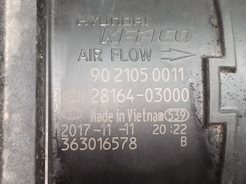 Recambio de filtro aire para hyundai ioniq (ae) 1.6 gdi hybrid referencia OEM IAM   