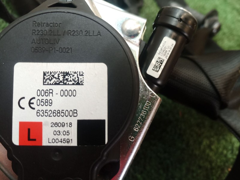 Recambio de cinturon seguridad delantero izquierdo para mini mini (f55) cooper d referencia OEM IAM   