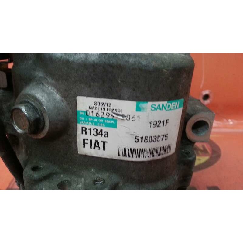 Recambio de compresor aire acondicionado para fiat grande punto (199) 1.3 16v jtd cat referencia OEM IAM 51803075 51803075 51803