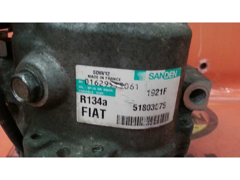 Recambio de compresor aire acondicionado para fiat grande punto (199) 1.3 16v jtd cat referencia OEM IAM 51803075 51803075 51803
