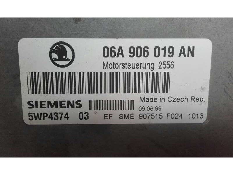 Recambio de centralita motor uce para skoda octavia berlina (1u2) 1.6 referencia OEM IAM 06A906019AN 5WP437403 06A906019AN