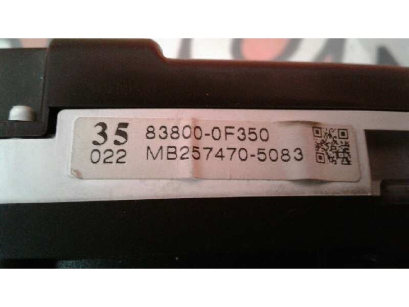 Recambio de cuadro instrumentos para toyota verso comfort referencia OEM IAM 838000F350 MB2574705083 838000F350