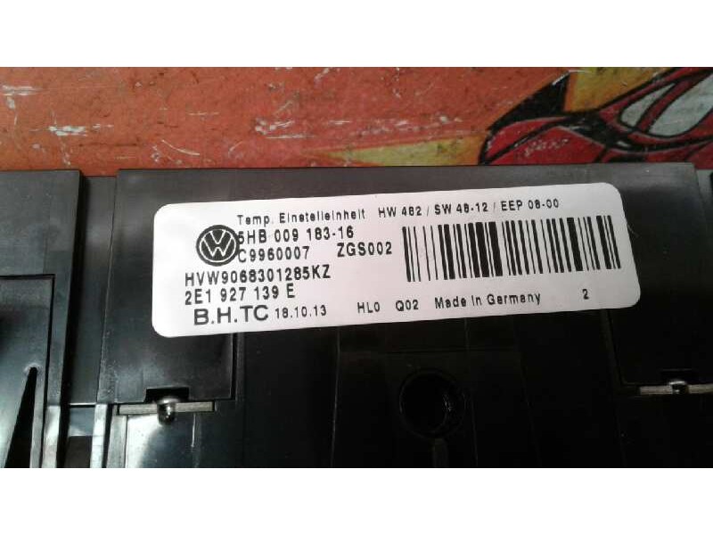Recambio de mando climatizador para volkswagen crafter chasis / caja abierta caja abierta 35 batalla corta referencia OEM IAM 5H