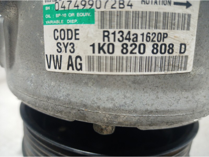 Recambio de compresor aire acondicionado para skoda suberb (3t4) exclusive 4x4 referencia OEM IAM 1K0820808D 1K0820808D 1K082080