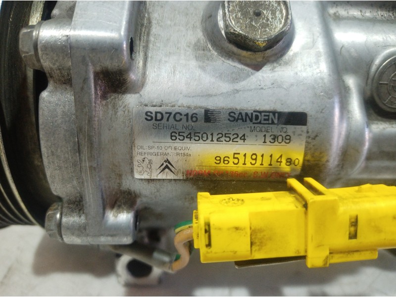 Recambio de compresor aire acondicionado para peugeot 307 break/sw (s2) sw referencia OEM IAM 96519114 96519114 96519114